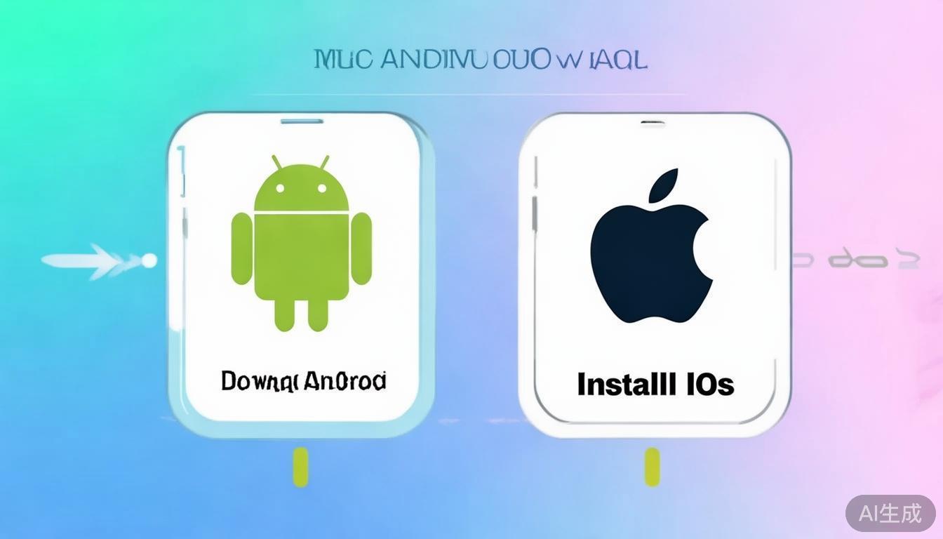 选择对应设备版本：如果你使用的是安卓设备，点击An